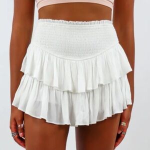 Rock n Rags ruffle mini skirt